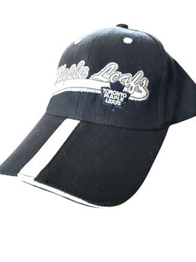 Toronto Maple Leafs NHL Navy Blue Adult Strapback Hat Vintage